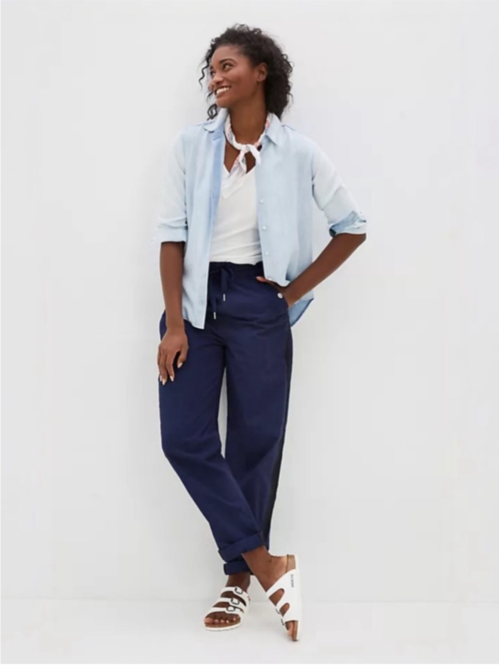 Anthropologie Maeve Tenley Twill Track Pants